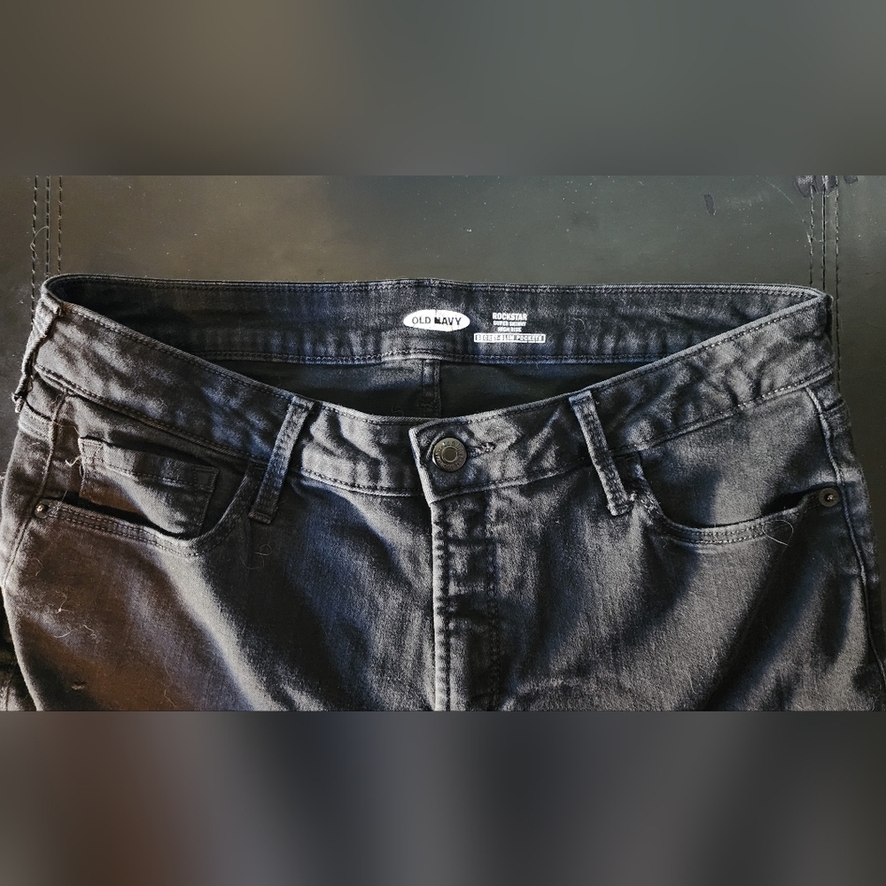 Old Navy Super Skinny Black Jeans Women's size 12